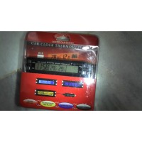 Car Clock Thermometer RCC, Battery Voltage Meter All In One